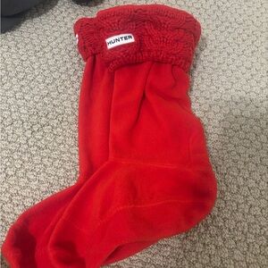 Hunter Vibrant Red Casual Men's Socks